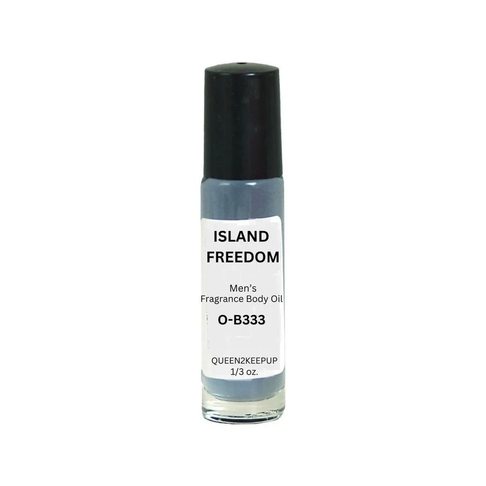 Island Freedom (Men) Body Oil 10 ml Fragrance All Natural 1/3 oz Roll-On Scent